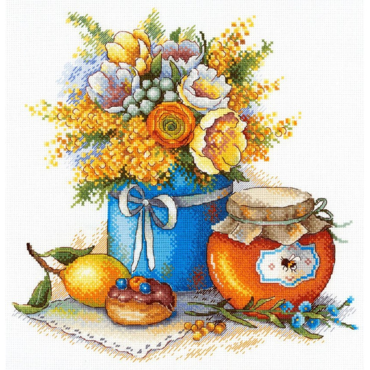 (image for) Sweet Honey Counted Cross Stitch Kit